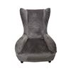 Image 1 : Natuzzi - BNIB Marlene Gray Fabric Chair - RV: $2760 CAD - Made in Italy - H42" x W30" x D32"