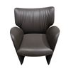 Image 1 : Natuzzi - New BEAT Leather Chair - RV: $3900 CAD - Made in Italy - H33" x W25" x D20"