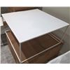 Image 2 : Calligaris - BNIB White Cocktail Table - RV: $825 CAD - Made in Italy - H13.5" x 27.5" x 27.5"