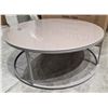 Image 2 : Natuzzi - BNIB Cabaret Cocktail Table - RV: $1020 CAD - Made in Italy - H13" x Dia. 35"