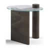 Image 1 : Natuzzi - New Fossena End Table - RV: $3840 CAD - Made in Italy - H20" x Dia. 19.5"