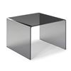 Image 1 : Natuzzi - New Mercurio Smoke End Table - RV: $590 CAD - Made in Italy - H17.5" x 22.5" x 24"