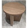 Image 1 : Sandy's - New Wood End Table - RV: $620 CAD - H23" x Dia. 22"