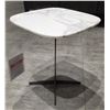 Image 1 : Natuzzi - New Ido End Table - RV: $1950 CAD - Made in Italy - H18.5" x 15.5" x 15.5"