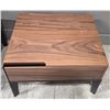 Image 1 : Natuzzi - New Matt Nightstand - RV:$1950 CAD - Made in Italy - H15.5" x W23.5" x D19"