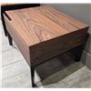 Image 2 : Natuzzi - New Matt Nightstand - RV:$1950 CAD - Made in Italy - H15.5" x W23.5" x D19"