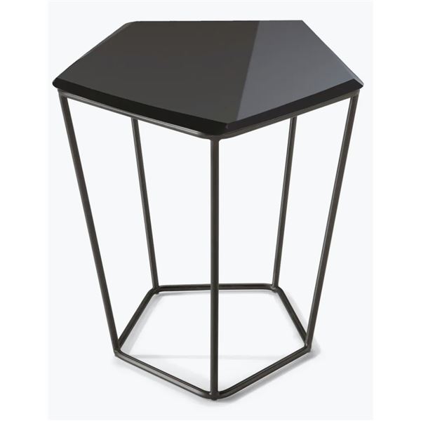 Natuzzi - New Chocolate End Table - RV: $1170 CAD - Made in Italy - H19.5" x W22" x 18"