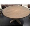 Image 1 : Sandy's - New Round Dining Table - RV: $3150 CAD - Made in Canada - H30" x Dia. 54"