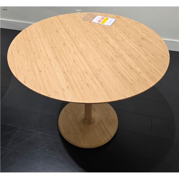 Sandy's - New Wheat Dining Table - RV: $935 CAD - H31" x Dia 36"