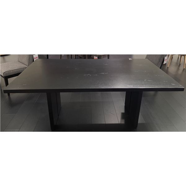 Sandy's - New Dark Dining Table - RV: $3440 CAD - Made in Canada - H30" x W72" x D39"