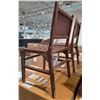 Image 5 : Sandy's - BNIB Set of 2 Wood Leather Brown Chairs - RV: $1130 CAD