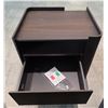Image 2 : Natuzzi - New Fenice Oak Nightstand - RV: $2210 CAD - Made in Italy - H21" x W23.5" x D19.5"