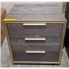 Image 1 : Sandy's - New Evoke Pebble Nightstand - RV: $1580 CAD - Made in Canada - H24" x W22" x D18"