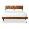 Image 1 : BNIB Moe's - O2 KING BED BROWN - RP: $3,299 - Dimensions: 79"W x 83"D x 43.5"H - Model: BZ-1044-24-0
