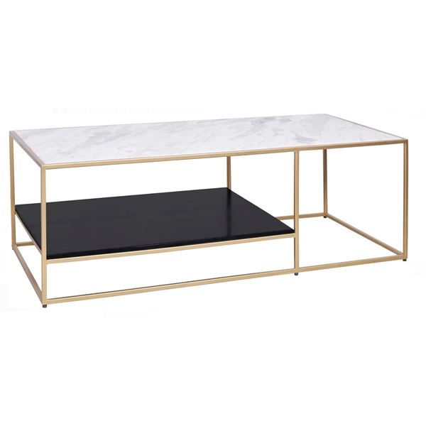 BNIB Moe's - MIES COFFEE TABLE - RP: $1,021 - Dimensions: 45"W x 22"D x 16"H - Model: FI-1109-32-0