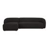 Image 2 : BNIB Moe's - FAYE SECTIONAL BLACK BOUCLE LEFT - RP: $5,649 - Dimensions: 113.75"W x 60.25"D x 29.5"H