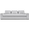 Image 1 : BNIB Moe's - THOMAS SOFA PERFORMANCE FABRIC GREY - RP: $3,949 - Dimensions: 98"W x 41"D x 36"H - Mod