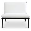 Image 2 : BNIB Moe's - SALMA OUTDOOR ACCENT CHAIR WHITE - RP: $1,449 - Dimensions: 34.7"W x 35.5"D x 33.5"H -