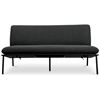 Image 1 : BNIB Moe's - SALMA OUTDOOR SOFA SPECKLED CHARCOAL - RP: $2,349 - Dimensions: 60"W x 35.5"D x 33.5"H