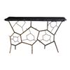 Image 1 : BNIB Moe's - NATE SLATE CONSOLE TABLE - RP: $1,349 - Dimensions: 51"W x 16"D x 30.5"H - Model: QJ-10