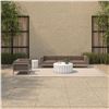 Image 2 : BNIB Moe's - SURI OUTDOOR 3-SEAT SOFA TAUPE - RP: $2,026 - Dimensions: 109"W x 28.7"D x 26.2"H - Mod