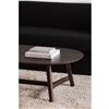Image 1 : BNIB Moe's - TRIE COFFEE TABLE DARK BROWN - RP: $1,149 - Dimensions: 54"W x 28"D x 17"H - Model: VE-