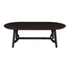 Image 2 : BNIB Moe's - TRIE COFFEE TABLE DARK BROWN - RP: $1,149 - Dimensions: 54"W x 28"D x 17"H - Model: VE-