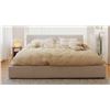 Image 1 : BNIB Sunday's - QUILT STORAGE BED QUEEN SPACE GREY - RP: $2,699 - Dimensions: 72.5"W x 97.5"D x 35.5