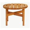 Image 3 : BNIB Sunday's - TABLE TALK OUTDOOR COFFEE TABLE TEAK SMALL - RP: $690 -Dimensions: 26.5"W x 23.85"D