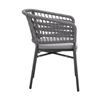 Image 3 : BNIB Sunday's - TAKE IT EASY OUTDOOR DINING CHAIR GRANITE SET OF TWO - RP: $870 - Dimensions: 24.8"W