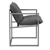 Image 2 : BNIB Sunday's - COME TO REST OUTDOOR DINING CHAIR SOOT - Dimensions: 22.05"W x 22"D x 28"H - Model: