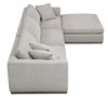 Image 2 : BNIB Moe's - Rue Lounge 4pcs Modular Sectional Flecked Grey RP: $6994.00 Dimensions: 136.2 W X