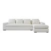 Image 1 : BNIBMoe's - THOMAS SECTIONAL PERFORMANCE FABRIC IVORY RIGHT HAND FACING - RP: $5349 - Model: MO-1004