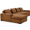 Image 3 : BNIB Moe's - THOMAS SECTIONAL PERFORMANCE FABRIC RUST LEFT HAND FACING - RP: $5349 - Model: MO-1004-
