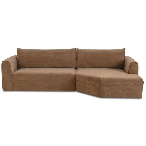 BNIB Moe's - MADRID SECTIONAL HERITAGE TAUPE RIGHT HAND FACING - RP: $4449 - Model: OA-1058-39-R-0 -