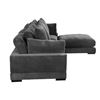 Image 2 : BNIB Moe's - TUMBLE 4 PC MODULAR SECTIONAL Charcoal - RP: $3850