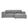 Image 1 : BNIB Moe's - BASQUE SECTIONAL RIGHT HAND FACING - MODEL: WB-1011-03-0 - Dimensions: 98"W x 55"D x 31
