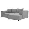 Image 3 : BNIB Moe's - BASQUE SECTIONAL RIGHT HAND FACING - MODEL: WB-1011-03-0 - Dimensions: 98"W x 55"D x 31