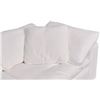 Image 6 : BNIB Moe's - CLAY 3 PC MODULAR SOFA FABRIC WHITE - RP: $7346 - Dimensions: 1133.5” W X 44.5