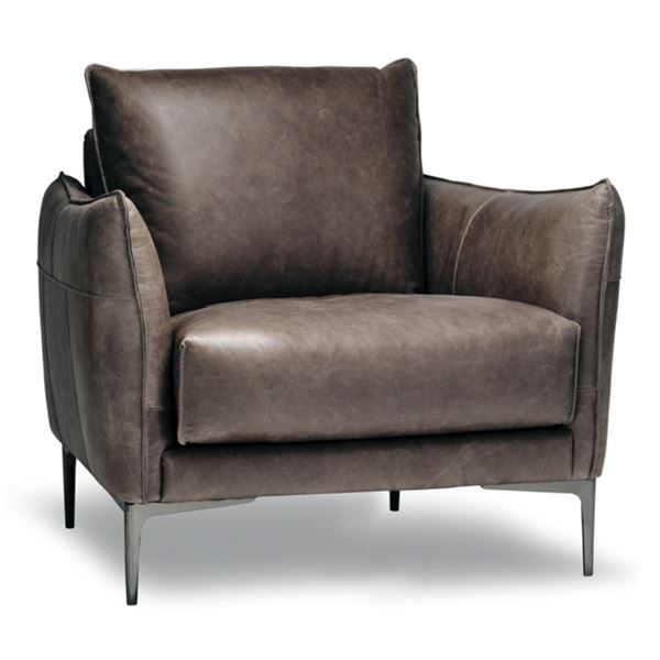 Stylus - BNIB Aldo Chair - Saddlebag Lead, RV: $3299 CAD, H34" x D39" x L36"