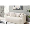 Image 2 : Stylus - BNIB Megan Sofa - Nestle Milk, RV: $1889 CAD, H31" x W86" x D38"