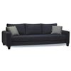 Image 1 : Stylus - BNIB Bronx Sofa - Element Silver, RV: $2499 CAD, H26" x W98" x D41"