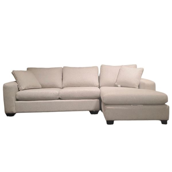 Stylus - BNIB Cannon Sectional - Segment Sand, RV: $3999 CAD, Right Arm Chaise, H36" x W93" x D37"/6