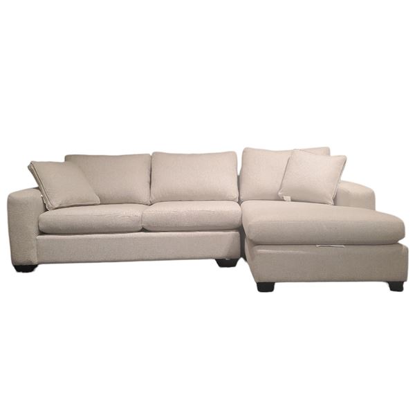 Stylus - BNIB Cannon Sectional - Duchess Sterling, RV: $3999 CAD, Right Arm Chaise,  H36" x W107" x