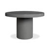 Image 1 : BNIB Moe's - CASSIUS OUTDOOR DINING TABLE GREY - RP: $1,899 - Dimensions: 47.25"W x 47.25"D x 30.25"