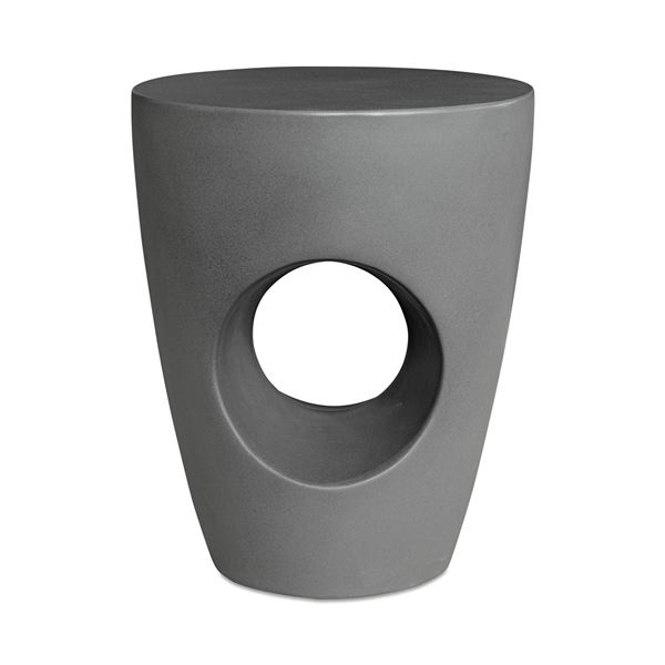 BNIB Moe's - AYLARD OUTDOOR STOOL Grey - RP: $289 - Dimensions: 14.25"W x 14.25"D x 18"H - Model: BQ