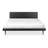 Image 2 : BNIB Moe's - PABLO KING BED BLACK - RP: $3,699 - Dimensions: 79"W x 83"D x 38.5"H - Model: BZ-1133-0