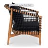 Image 3 : BNIB Moe's - KUNA OUTDOOR LOUNGE CHAIR BLACK - RP: $1,749 - Dimensions: 27.5"W x 30"D x 32"H-  Model
