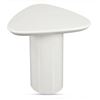 Image 1 : BNIB Moe's - EDEN ACCENT TABLE IVORY WHITE LACQUER - RP: $629 - Dimenions: 18.75"W x 18.75"D x 18"H