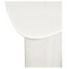 Image 2 : BNIB Moe's - EDEN ACCENT TABLE IVORY WHITE LACQUER - RP: $629 - Dimenions: 18.75"W x 18.75"D x 18"H